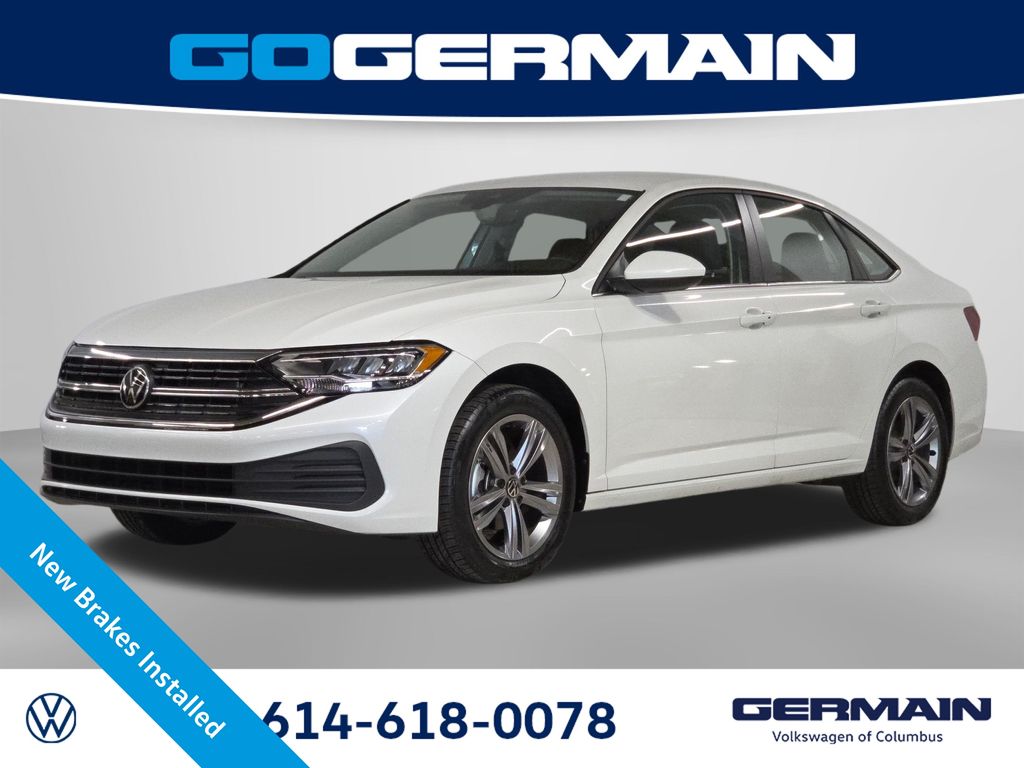 Opal White Pearl 2023 Volkswagen Jetta 1.5T SE FWD Sedan Front-Wheel Drive 8-Speed Automatic