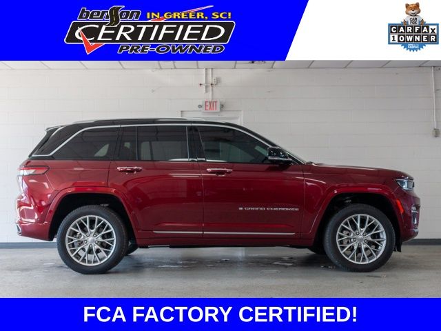 Velvet Red Pearlcoat 2024 Jeep Grand Cherokee Summit 4WD SUV / Crossover Four-Wheel Drive 8-Speed Automatic