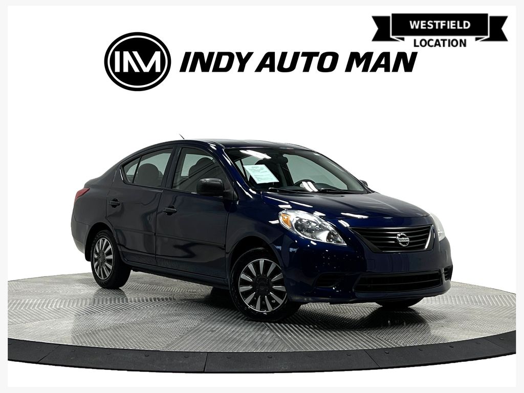 Blue Onyx Metallic 2014 Nissan Versa Sedan Front-Wheel Drive 4-Speed Automatic
