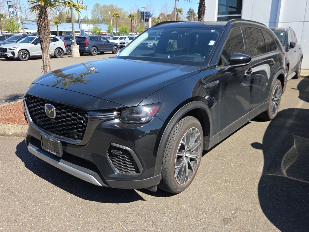 Jet Black 2025 Mazda CX-70 PHEV Premium AWD SUV / Crossover All-Wheel Drive 8-Speed Automatic