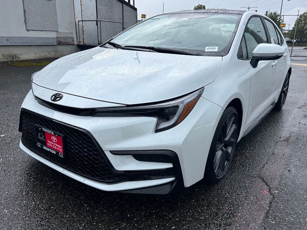 Midnight Black Metallic 2026 Toyota Corolla Sedan Front-Wheel Drive Continuously Variable Transmission