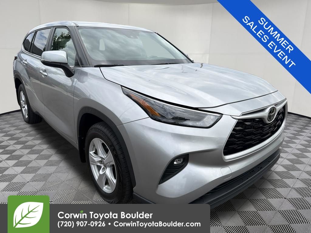 Celestial Silver Metallic 2024 Toyota Highlander SUV / Crossover All-Wheel Drive 8-Speed Automatic