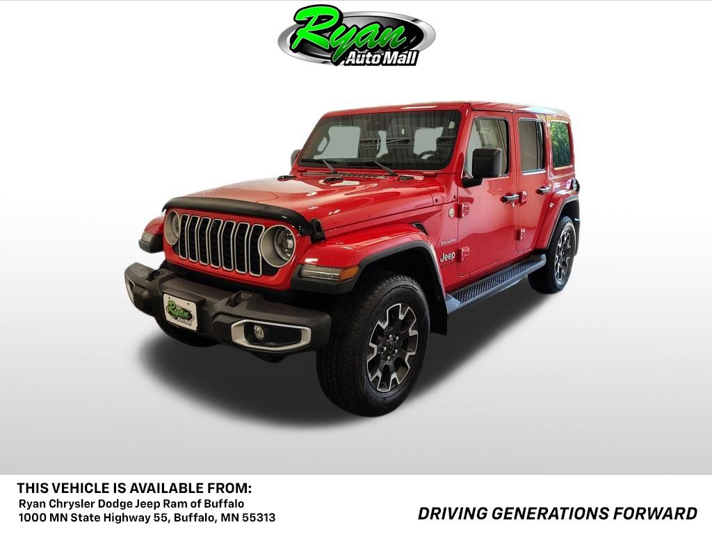 Firecracker Red Clearcoat 2024 Jeep Wrangler SUV / Crossover Four-Wheel Drive 8-Speed Automatic