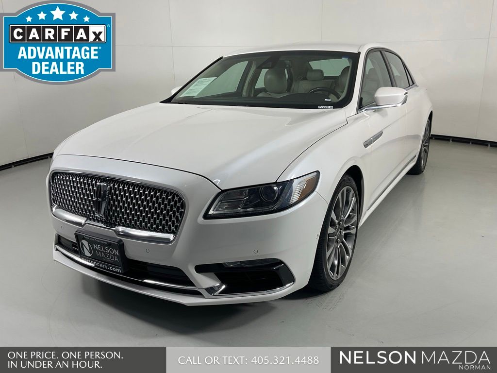 White Platinum Clearcoat 2017 Lincoln Continental Select FWD Sedan Front-Wheel Drive 6-Speed Automatic