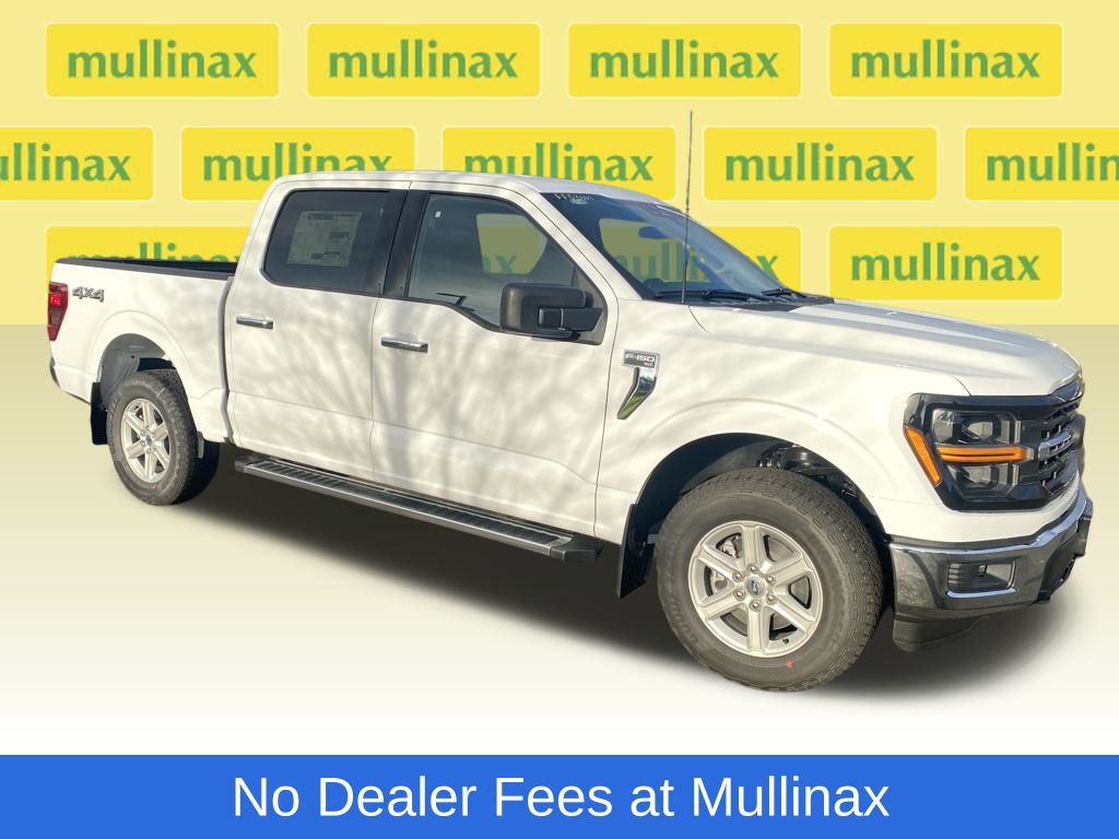 Oxford White 2025 Ford F-150 XLT SuperCrew 4WD Pickup Truck Four-Wheel Drive Automatic