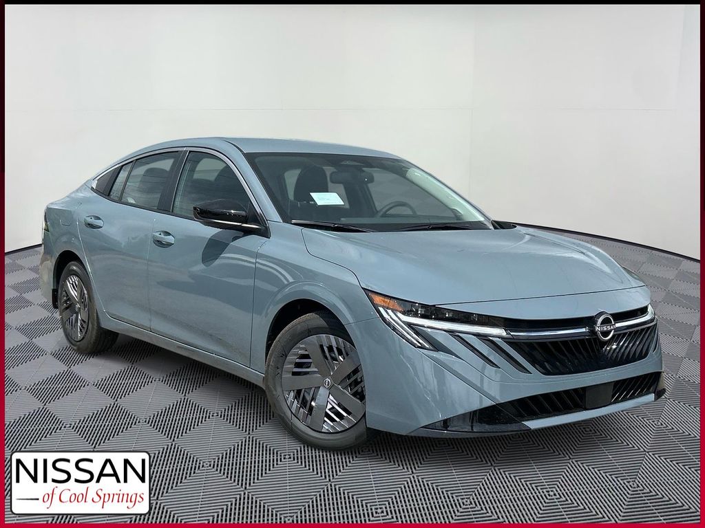 Gray Metallic 2026 Nissan Sentra Sedan Front-Wheel Drive Continuously Variable Transmission