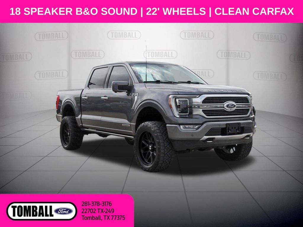 Gray Metallic 2023 Ford F-150 Pickup Truck Four-Wheel Drive Automatic