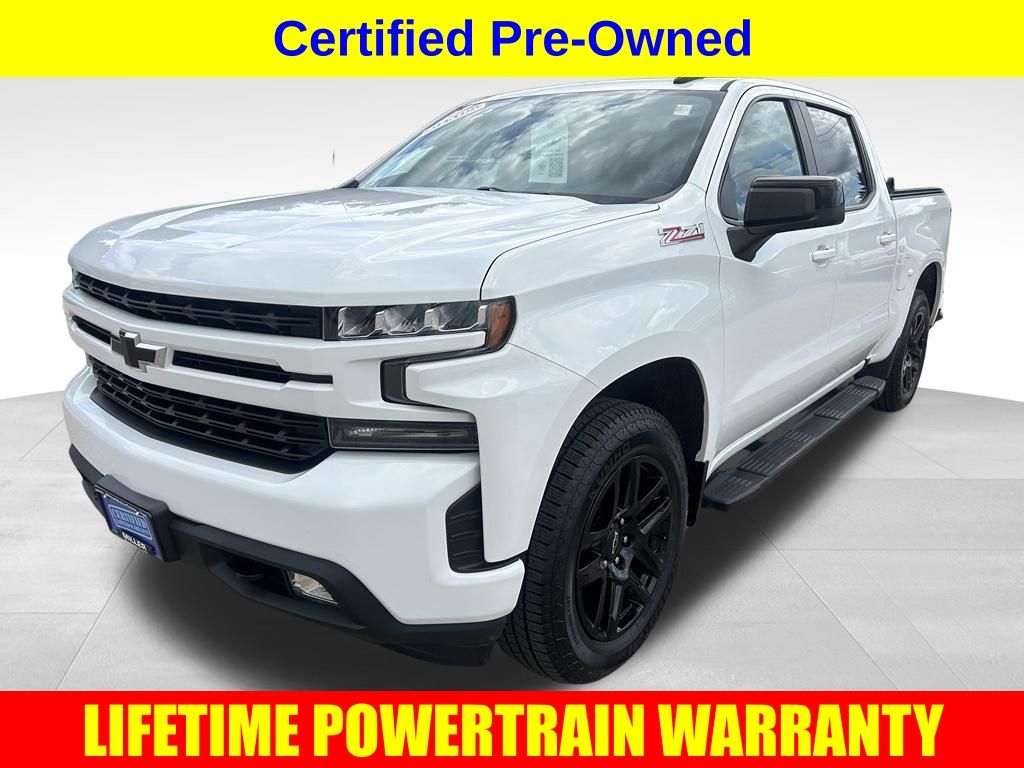 Summit White 2021 Chevrolet Silverado 1500 Pickup Truck Four-Wheel Drive 8-Speed Automatic