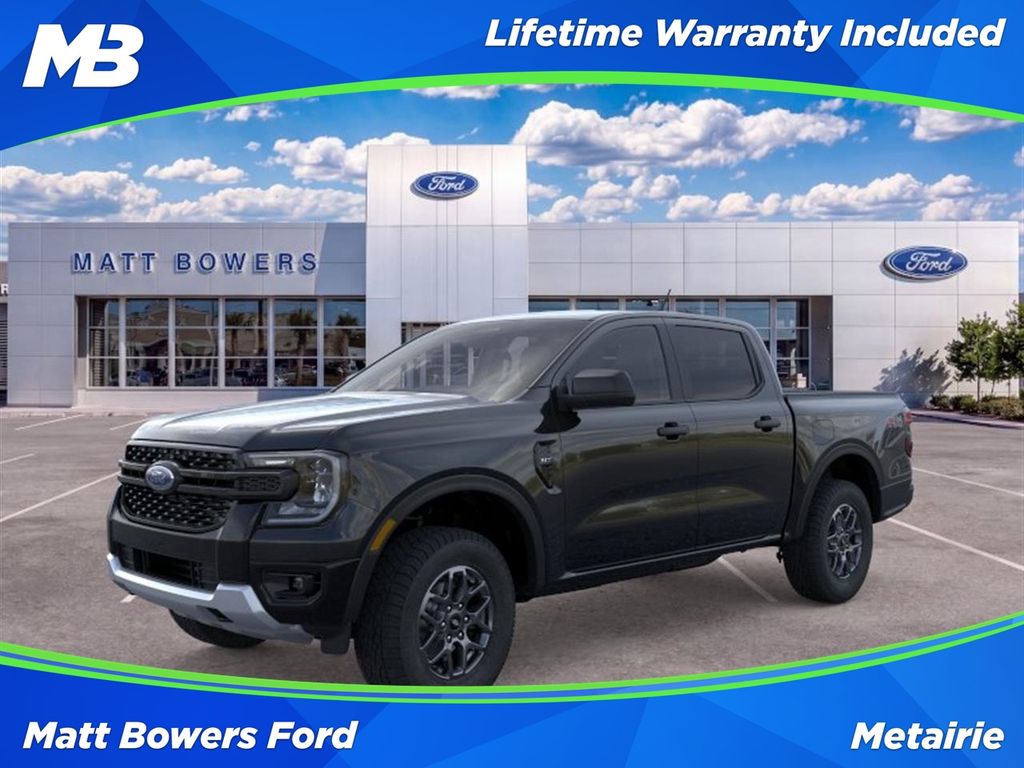 Shadow Black 2026 Ford Ranger Pickup Truck Four-Wheel Drive Automatic