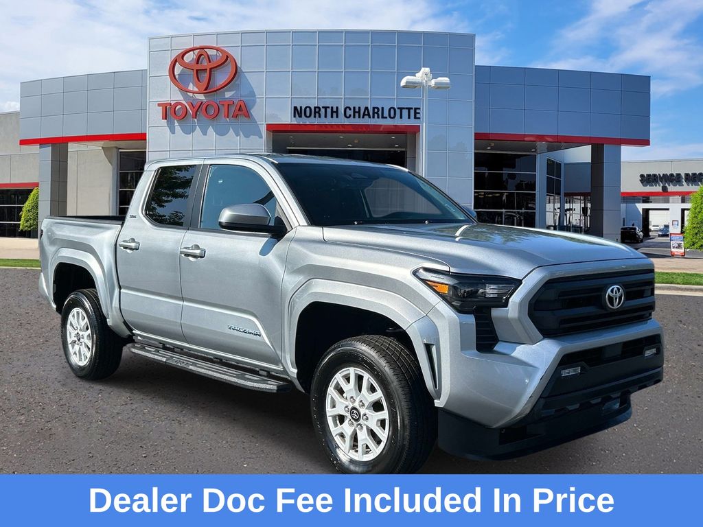 Celestial Silver Metallic 2024 Toyota Tacoma Pickup Truck Four-Wheel Drive 8-Speed Automatic