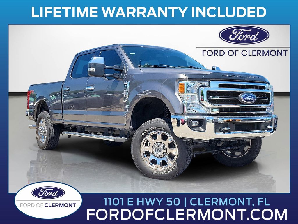 Carbonized Gray Metallic 2022 Ford F-250 Super Duty Lariat Crew Cab 4WD Pickup Truck Four-Wheel Drive Automatic