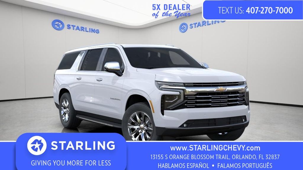 Polar White Tricoat 2026 Chevrolet Suburban Premier RWD SUV / Crossover 4X2