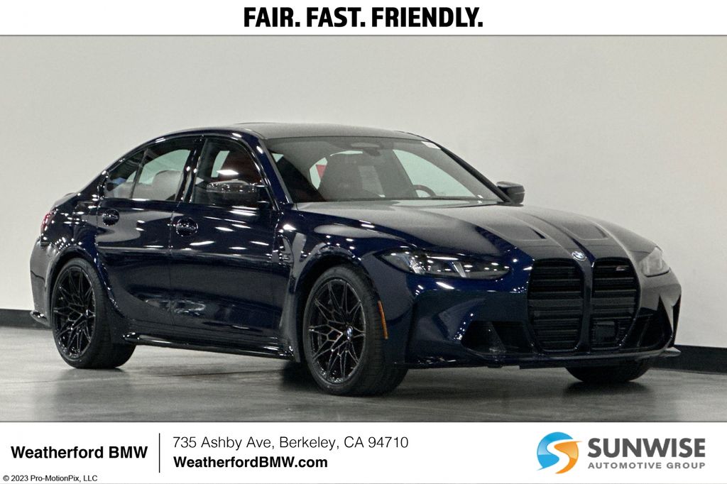 Blue 2027 BMW M3 Competition xDrive Sedan All-Wheel Drive 8-Speed Automatic
