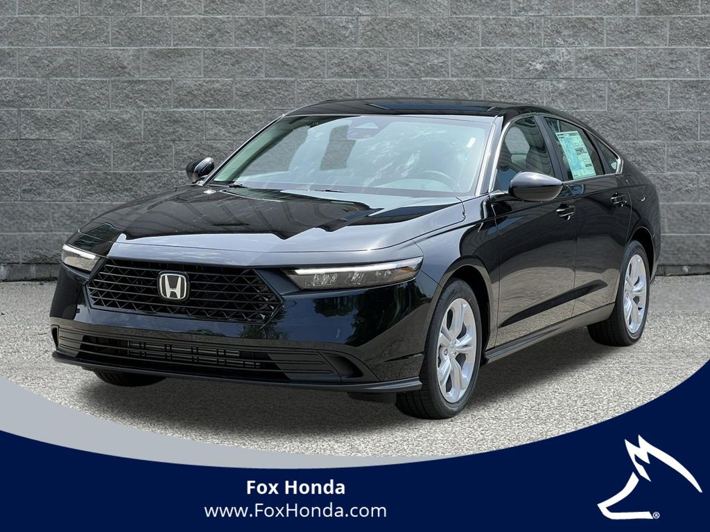 Crystal Black Pearl 2026 Honda Accord Sedan Front-Wheel Drive Continuously Variable Transmission