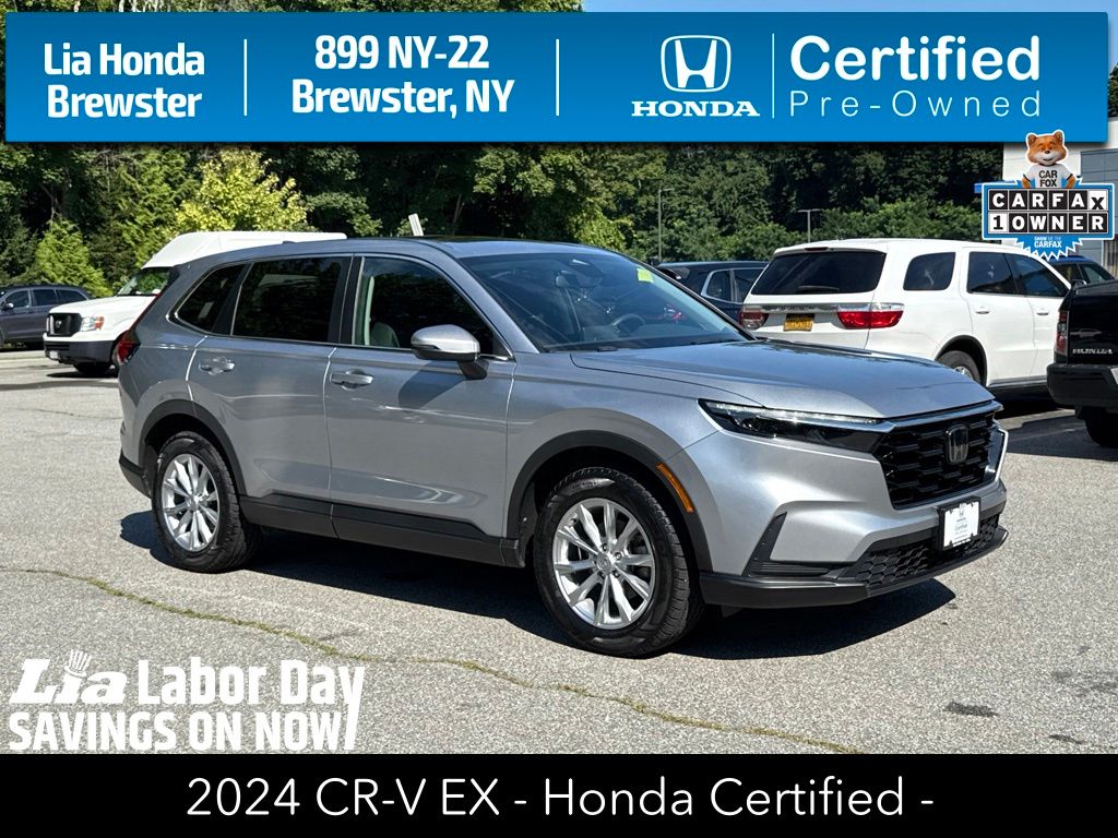 Gray 2024 Honda CR-V SUV / Crossover All-Wheel Drive Continuously Variable Transmission