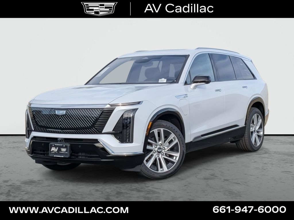 Vibrant White Tricoat 2026 Cadillac VISTIQ Luxury AWD SUV / Crossover All-Wheel Drive 1-Speed Automatic