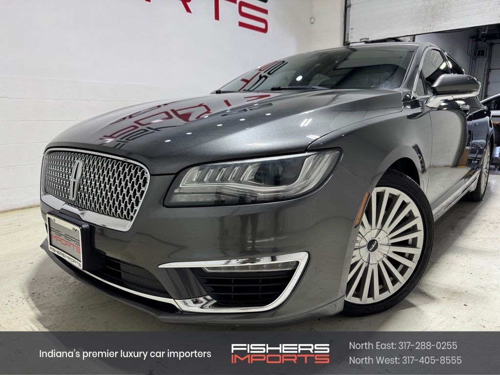 Magnetic Gray Metallic 2017 Lincoln MKZ Sedan All-Wheel Drive 6-Speed Automatic