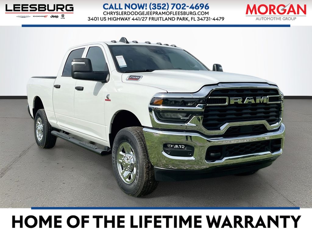 Bright White Clearcoat 2026 RAM 2500 Pickup Truck Four-Wheel Drive 8-Speed Automatic
