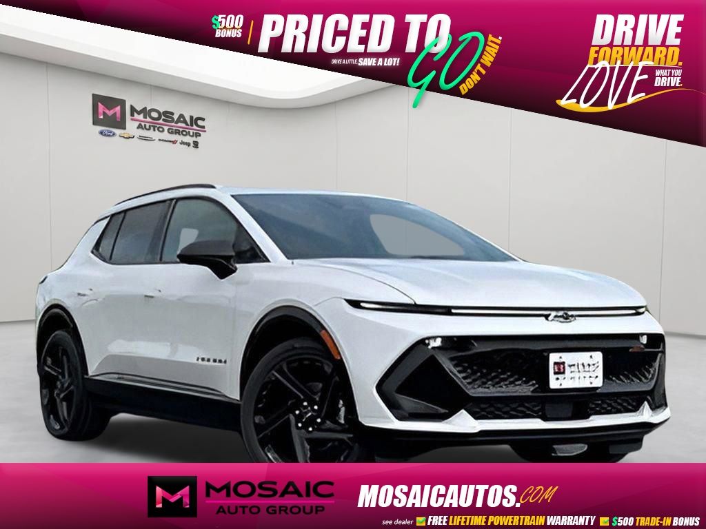 White (Iridescent Pearl Tricoat) 2025 Chevrolet Equinox EV RS AWD SUV / Crossover All-Wheel Drive 1-Speed Automatic