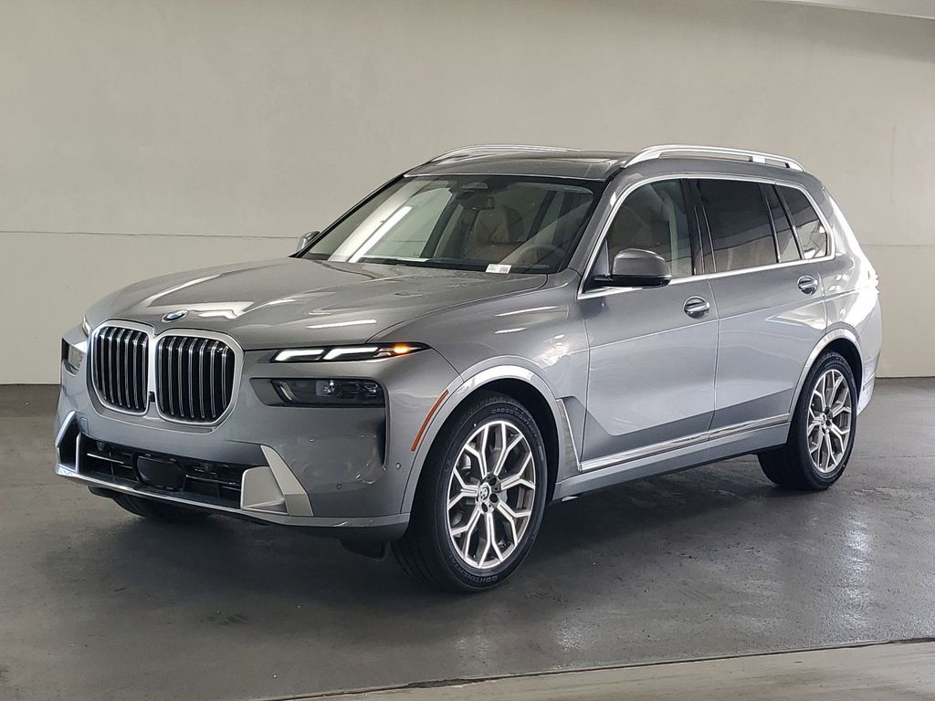Gray (Skyscraper Grey Metallic) 2025 BMW X7 xDrive40i AWD SUV / Crossover All-Wheel Drive 8-Speed Automatic