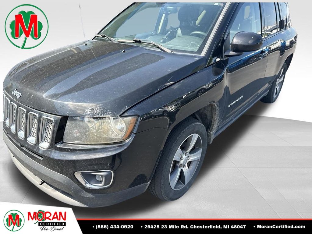 Black Clearcoat 2016 Jeep Compass SUV / Crossover Four-Wheel Drive 6-Speed Automatic
