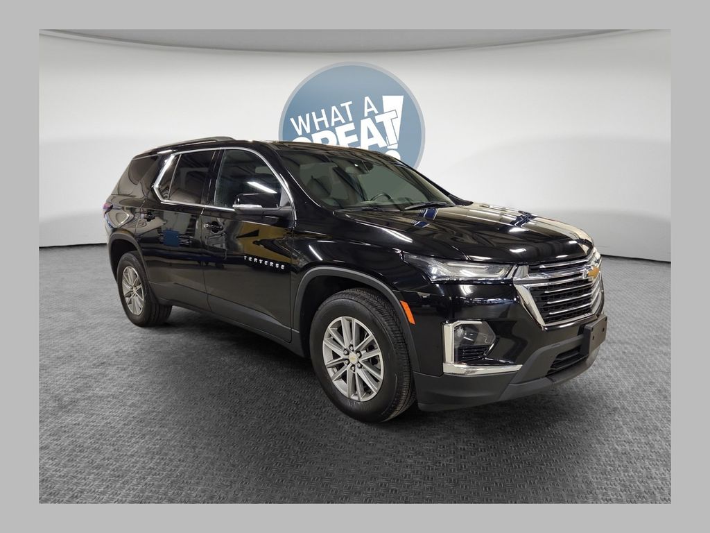 Mosaic Black Metallic 2023 Chevrolet Traverse SUV / Crossover Four-Wheel Drive 9-Speed Automatic