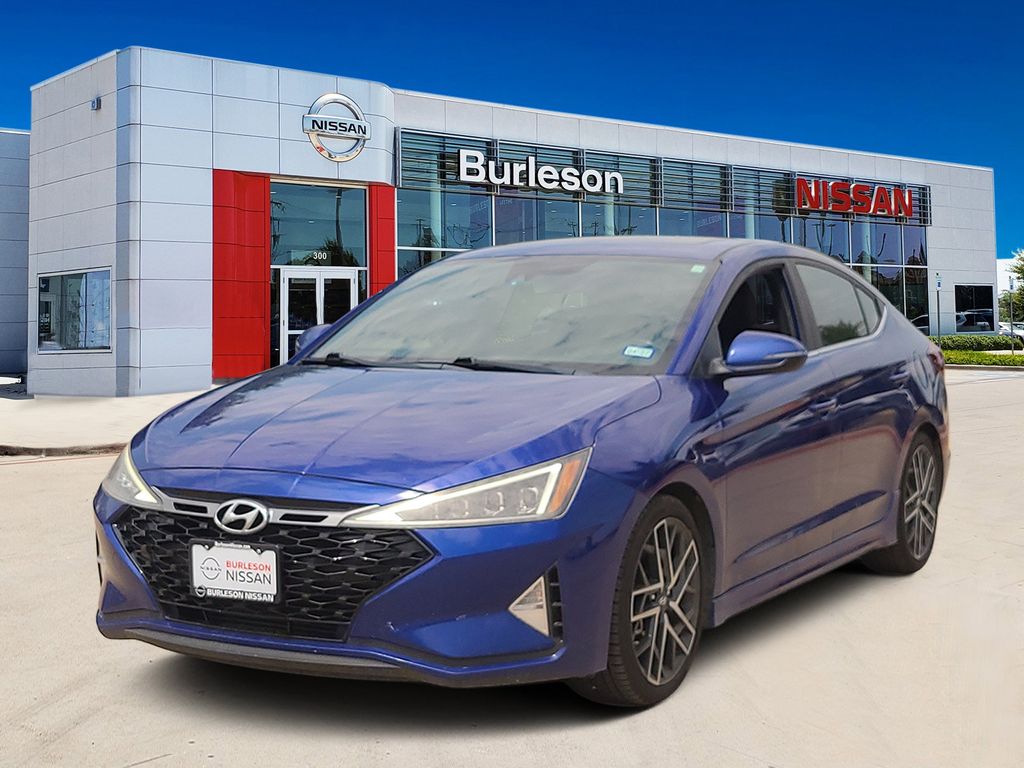 Intense Blue 2020 Hyundai Elantra Sedan Front-Wheel Drive 7-Speed Dual Clutch