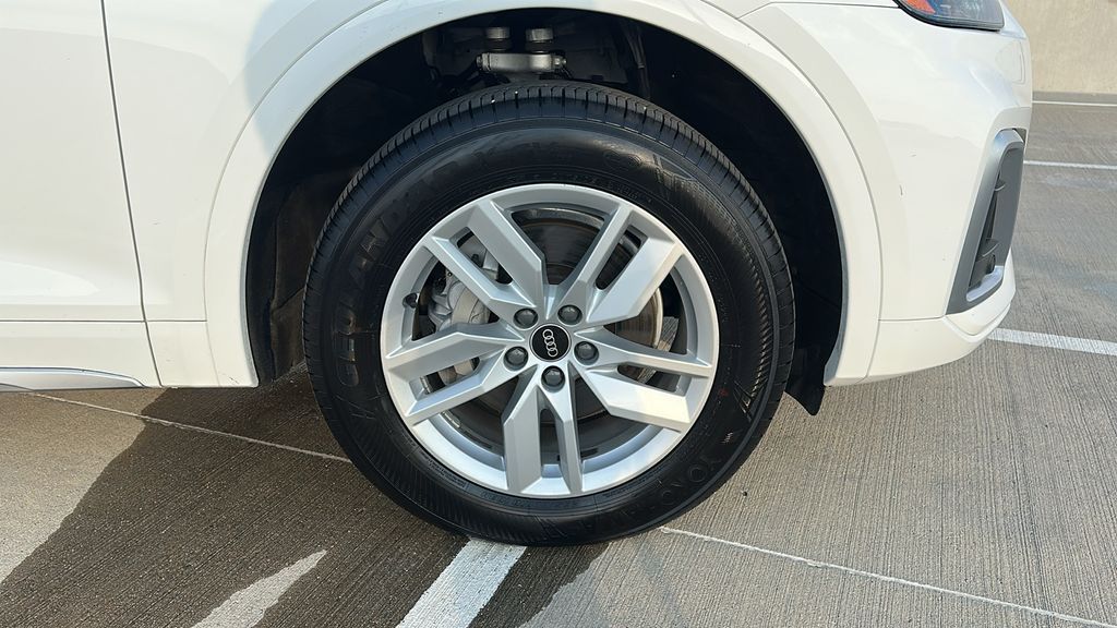 2022 Audi Q5 45 S line Premium White at North Houston Mitsubishi