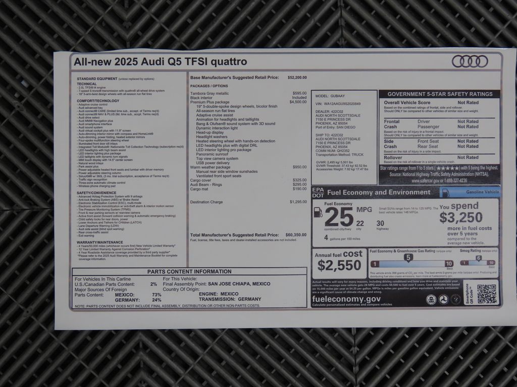 2025 Audi Q5 Premium 9