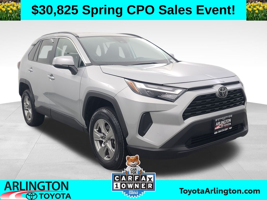 Silver 2025 Toyota RAV4 XLE AWD SUV / Crossover All-Wheel Drive 8-Speed Automatic