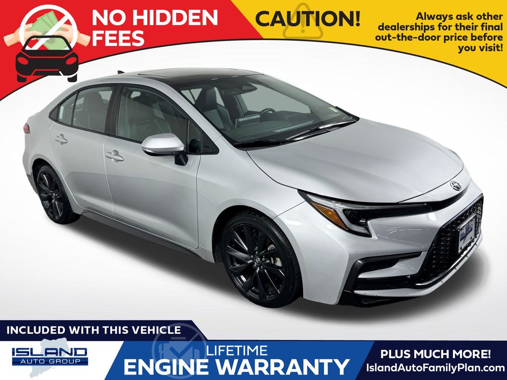 Classic Silver Metallic 2023 Toyota Corolla Sedan Front-Wheel Drive Continuously Variable Transmission