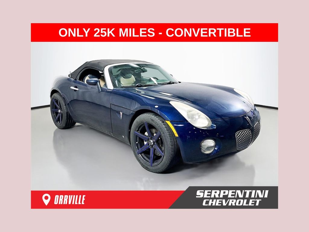 Deep (Dark Blue Metallic) 2007 Pontiac Solstice Base Convertible Rear-Wheel Drive Automatic