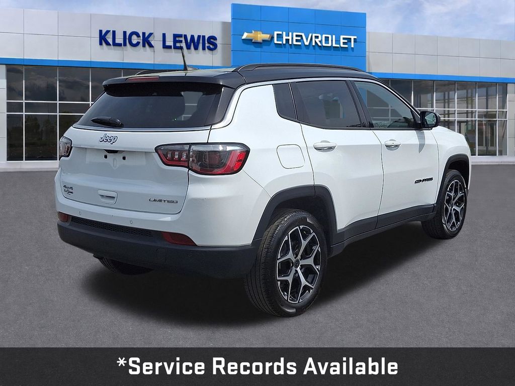 2025 Jeep Compass Limited White at South Hills CDJR