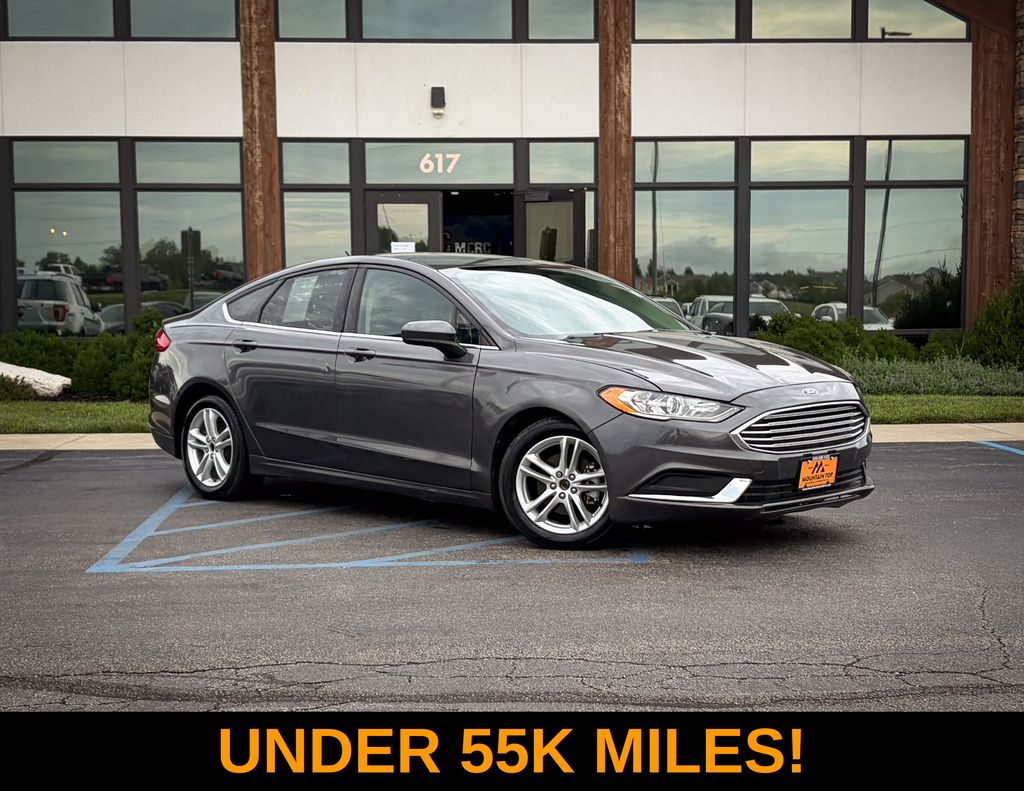 Gray (Magnetic) 2018 Ford Fusion Sedan Front-Wheel Drive 6-Speed Automatic
