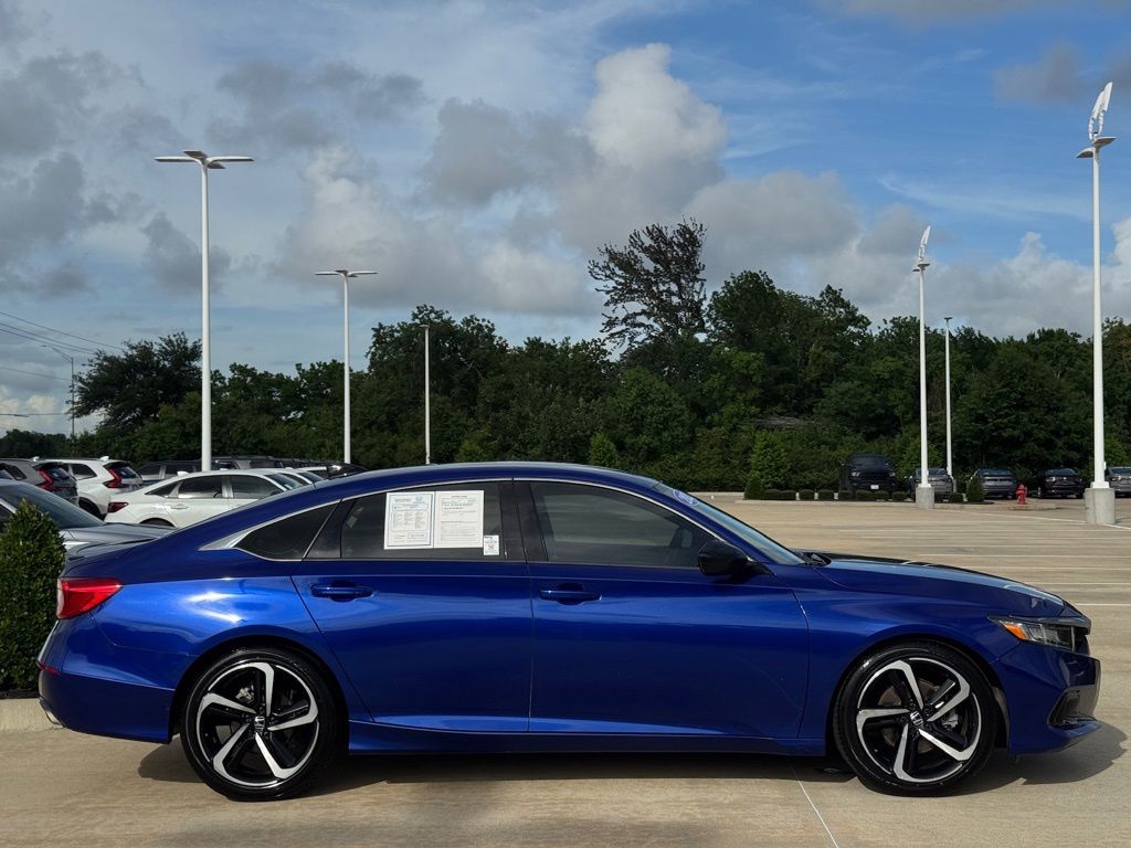 2022 Honda Accord Sport Blue at DeMontrond Auto Country