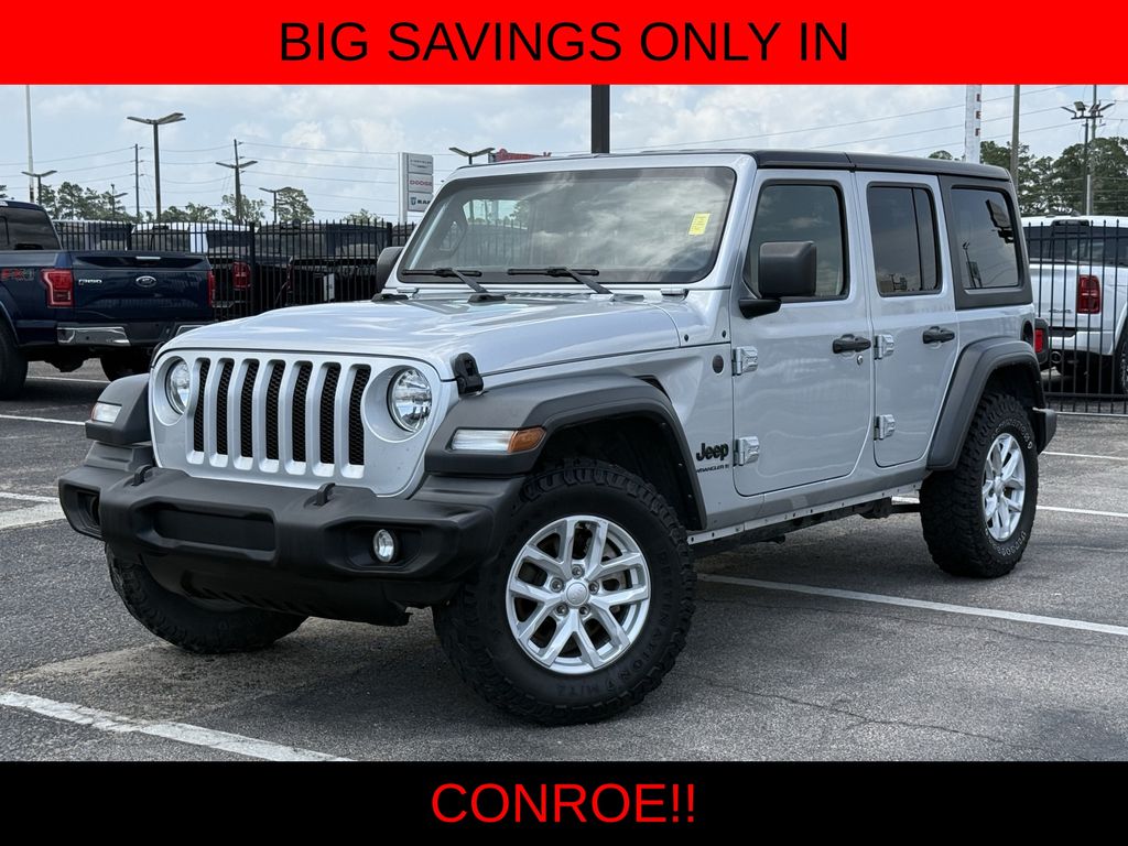 2023 Jeep Wrangler Sport S Silver at DeMontrond Mazda