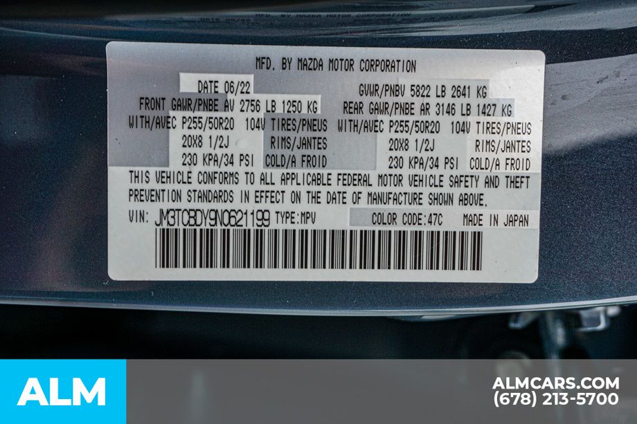 Used 2022 Gray Mazda Carbon Edition image 62