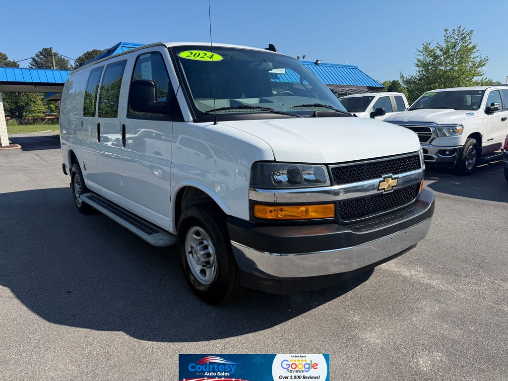 Summit White 2024 Chevrolet Express Cargo 2500 RWD Van Rear-Wheel Drive 8-Speed Automatic Overdrive