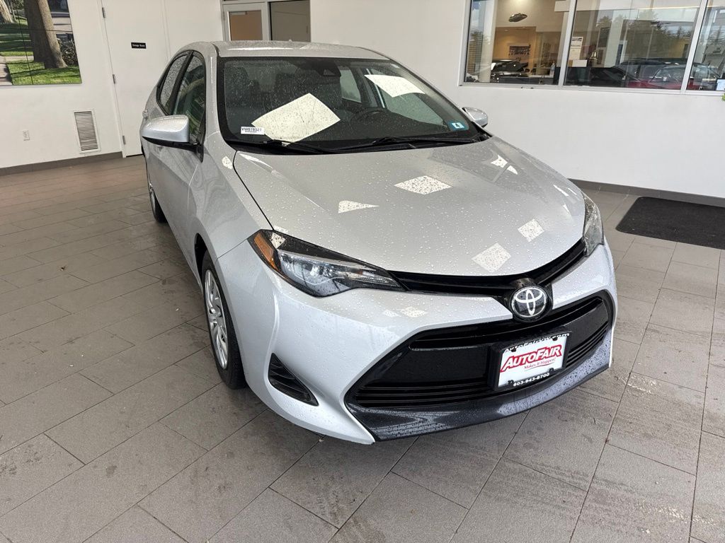 Classic Silver Metallic 2019 Toyota Corolla Sedan Front-Wheel Drive Continuously Variable Transmission