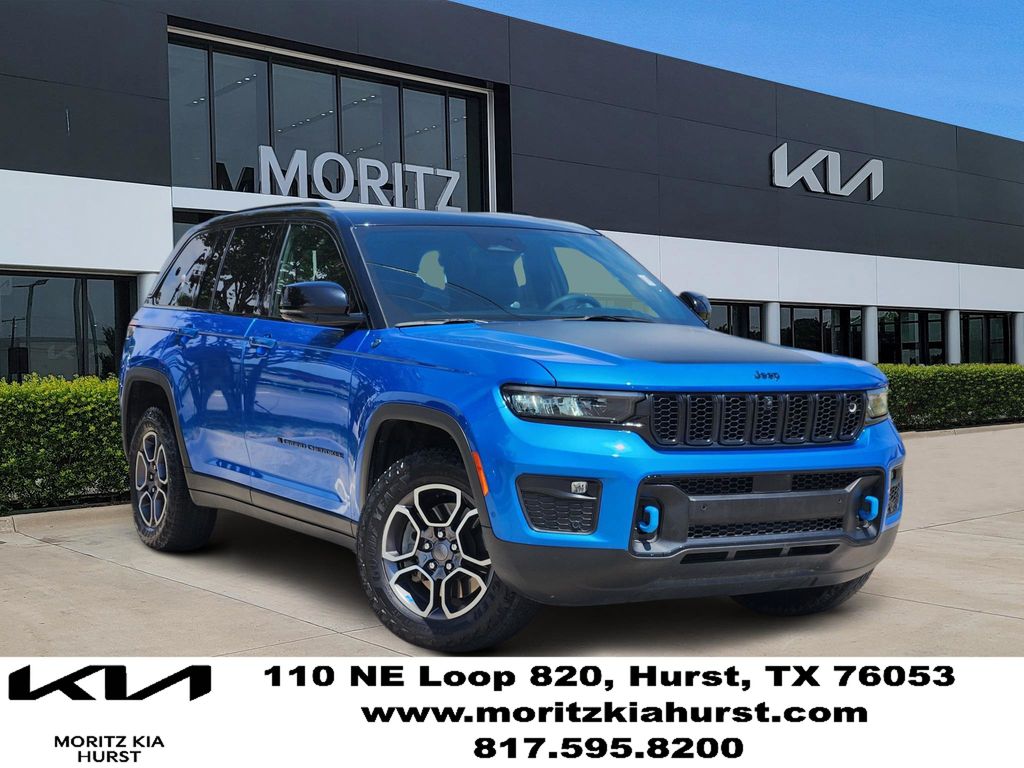 Blue Pearl 2023 Jeep Grand Cherokee 4xe SUV / Crossover Four-Wheel Drive 8-Speed Automatic