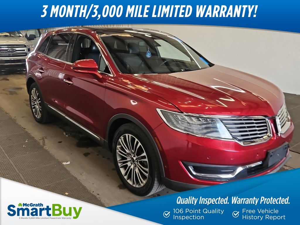 Ruby Red Metallic 2016 Lincoln MKX SUV / Crossover All-Wheel Drive 6-Speed Automatic