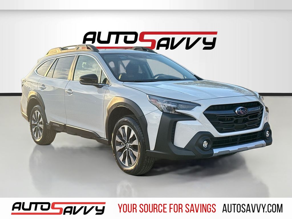 2025 Subaru Outback Limited White at Gullo Toyota
