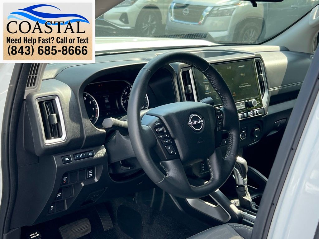 2025 Nissan Frontier SV White at Lugoff Nissan