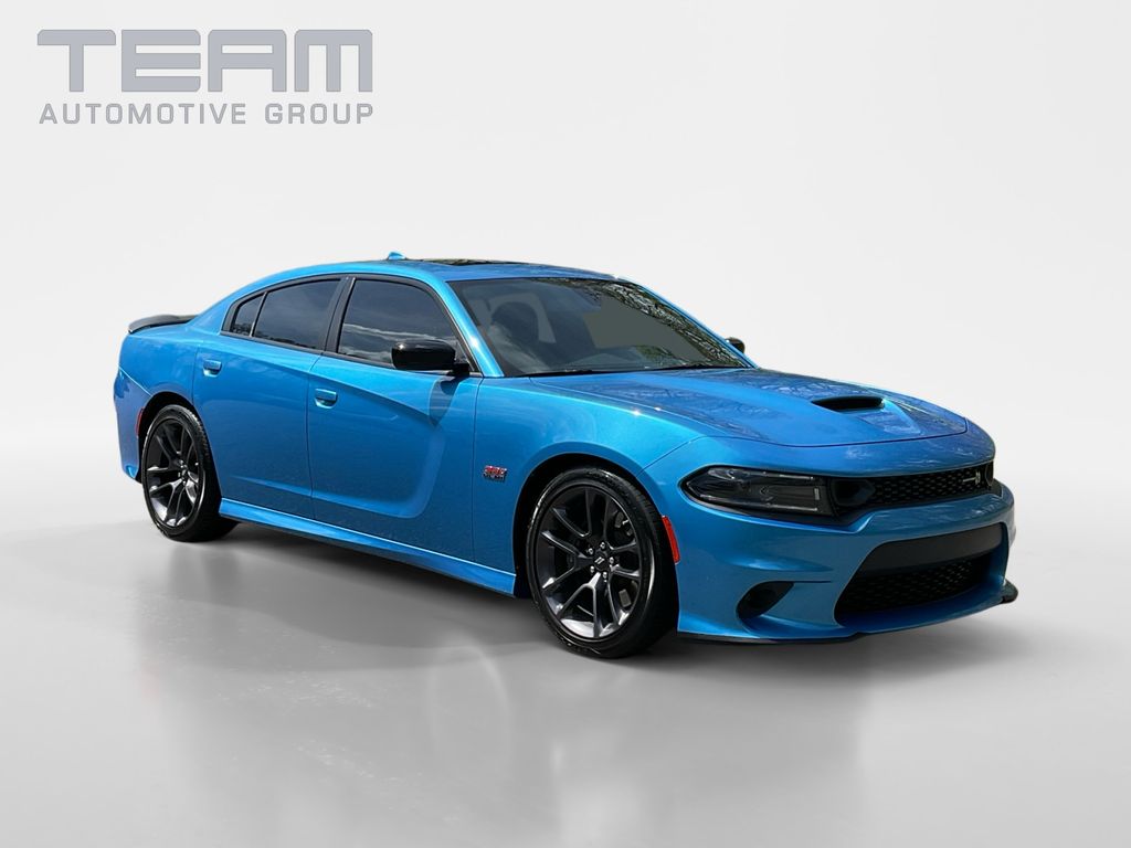 B5 Blue Pearlcoat 2023 Dodge Charger Scat Pack RWD Sedan Rear-Wheel Drive 8-Speed Automatic