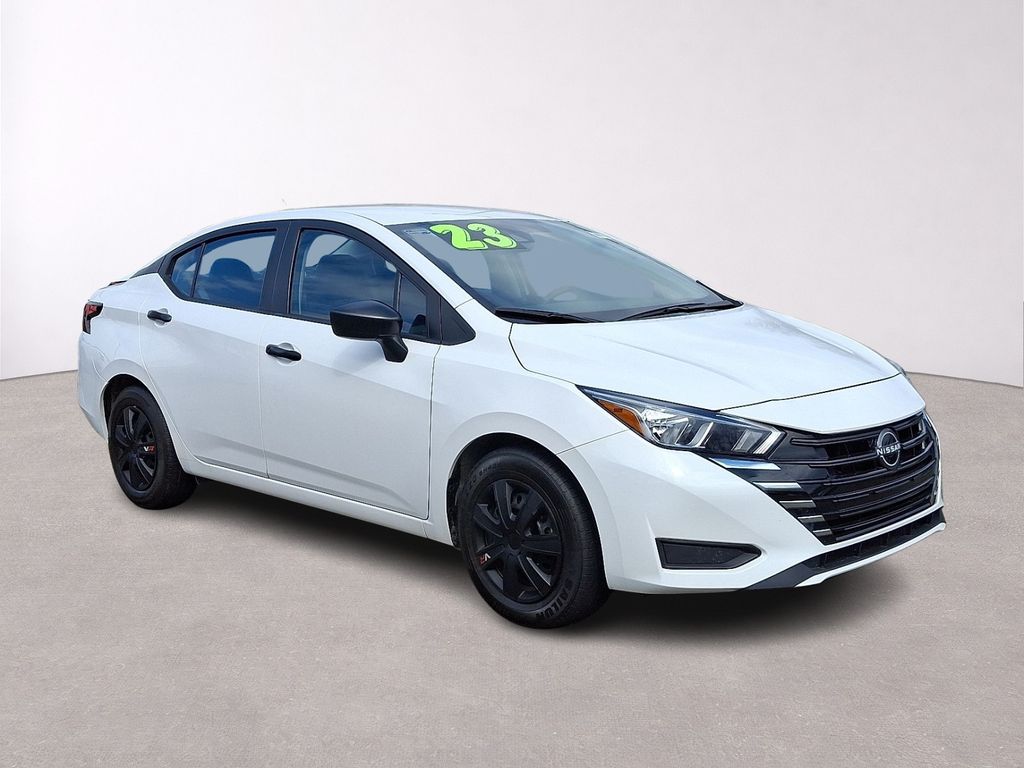 White (Fresh Powder) 2023 Nissan Versa S FWD Sedan Front-Wheel Drive Continuously Variable Transmission