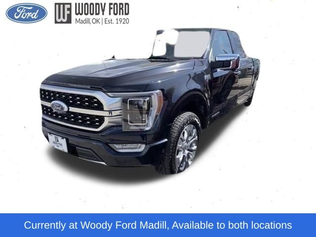 Blue Metallic 2022 Ford F-150 Platinum SuperCrew 4WD Pickup Truck Four-Wheel Drive Automatic