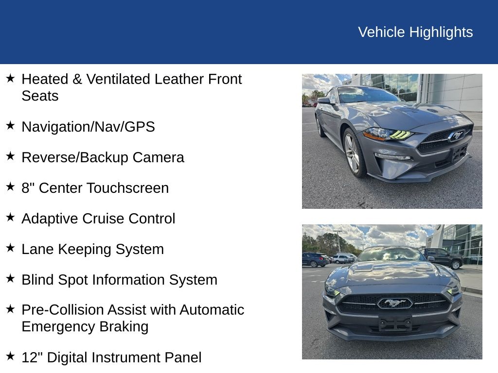 2021 Ford Mustang EcoBoost Premium Fastback
