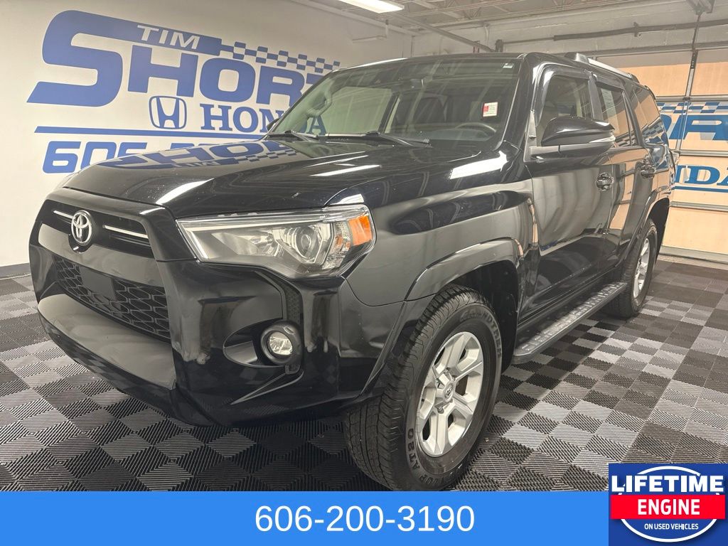 Midnight Black Metallic 2021 Toyota 4Runner SUV / Crossover Four-Wheel Drive 5-Speed Automatic Overdrive