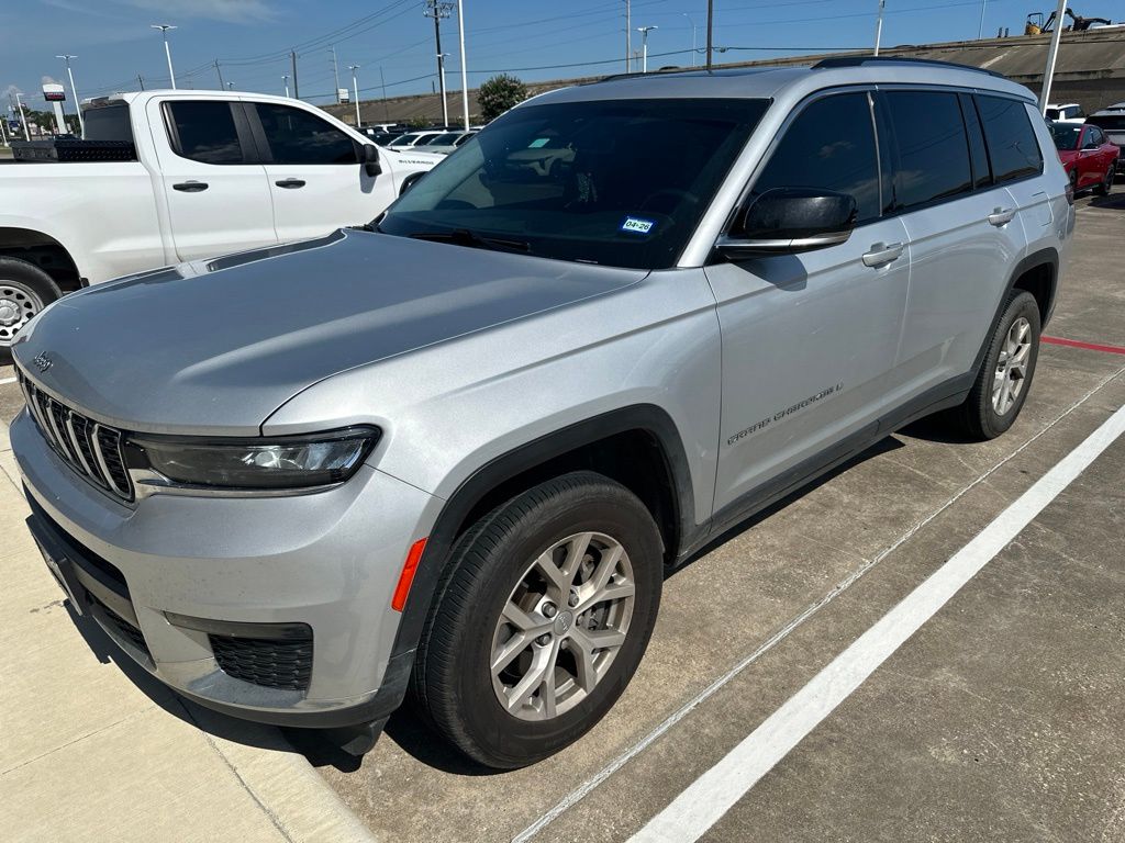 2021 Jeep Grand Cherokee L Limited Silver at DeMontrond Gulf Freeway