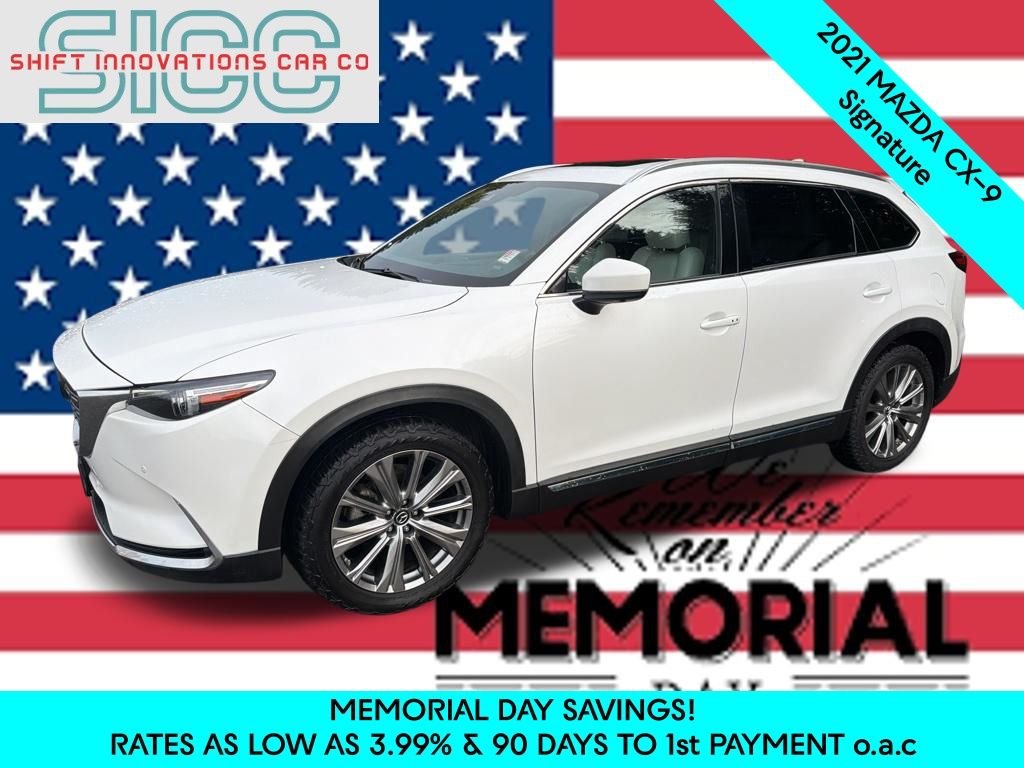 Snowflake White Pearl Mica 2021 Mazda CX-9 Signature AWD SUV / Crossover All-Wheel Drive 6-Speed Automatic